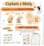 książeczki 5 i 6 /nauka czytania + 25 kart edukacyjnych 