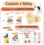 książeczki 7 i 8 / nauka czytania + 25 kart edukacyjnych 