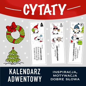 CYTATY - kalendarz adwentowy NOWA wersja
