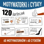MOTYWATORKI i CYTATY - 120 karteczek dobrych myśli 