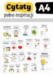 22 cytaty / A4 / pełne inspiracji  i pozytywnych myśli