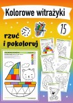 Kolorowe witrażyki - kolorowanki z kostką cz. 1