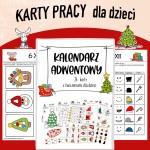 KALENDARZ ADWENTOWY -  karty pracy
